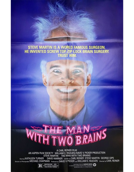 L'homme aux deux cerveaux - 69x104 cm - pliée