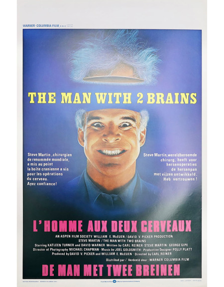 L'homme aux deux cerveaux - 35x55 cm - roulée
