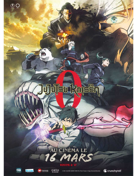 Jujutsu Kaisen 0 — affiche originale française 40x53 cm...