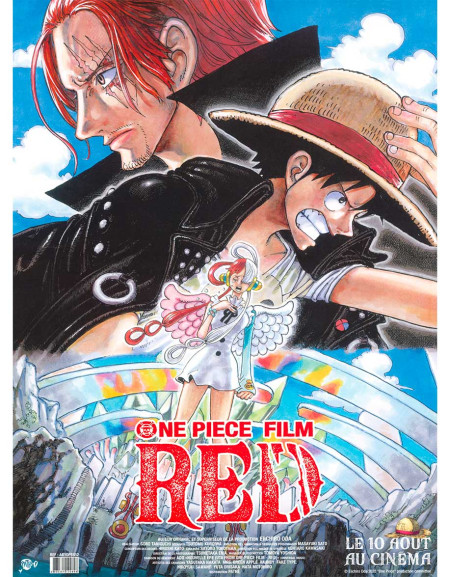 One Piece red - 40x53 cm - roulée