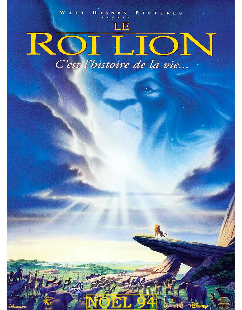 Le Roi Lion — affiche originale France 40x53 cm...
