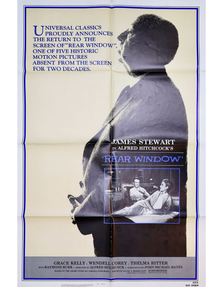 Fenêtre sur cour - 69x104 cm - pliée