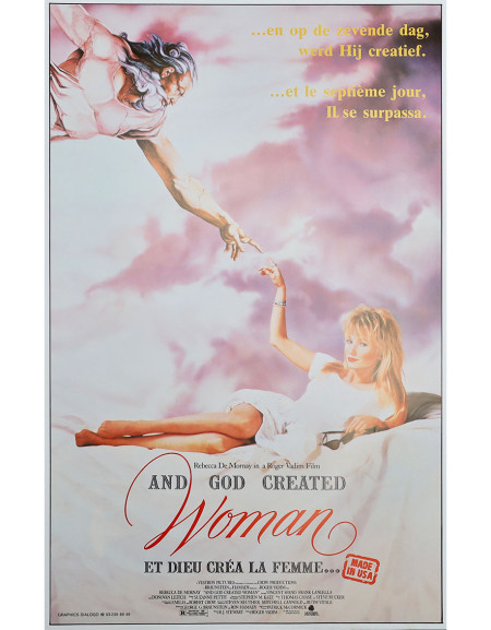 Et dieu créa la femme - 40x60 cm - roulée