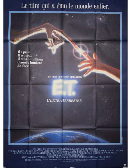 E.T. l'extra-terrestre — affiche originale française...