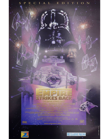 L'Empire contre-attaque — affiche originale américaine...