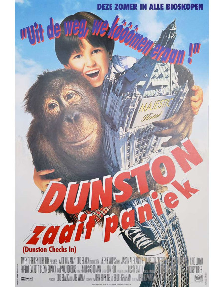 Dunston : Panique au palace - 40x60 cm - roulée