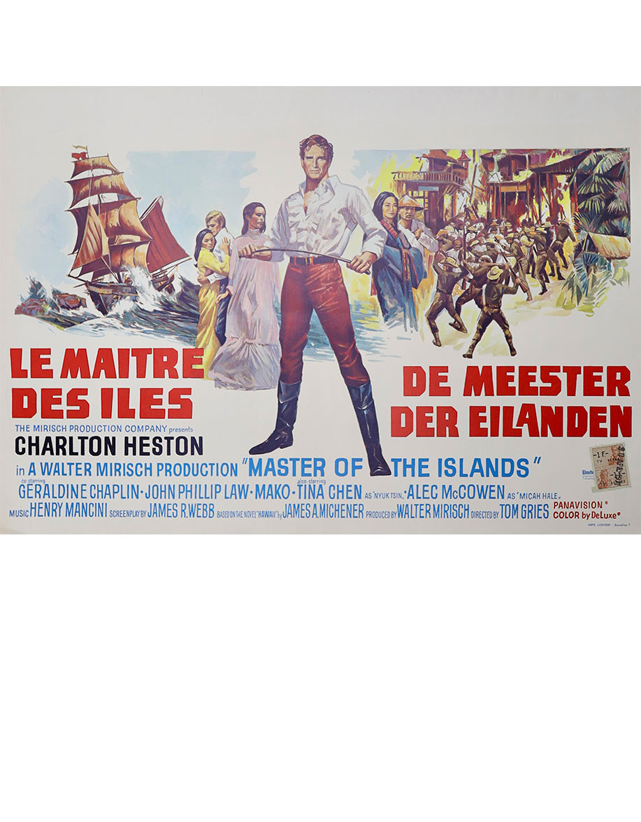 Le maître des îles  - 55x35 cm - roulée