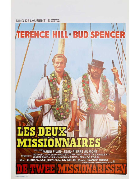 Les deux missionnaires - 35x55 cm - roulée