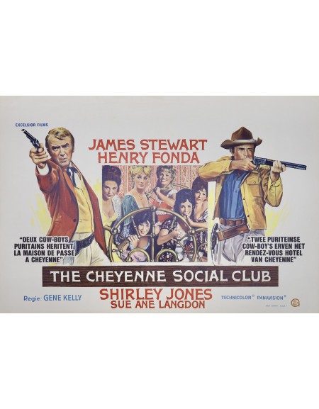 Attaque au Cheyenne club - 55x35 cm - roulée