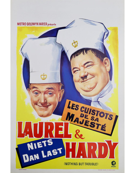 Les cuistots de sa majesté - 35x55 cm - roulée