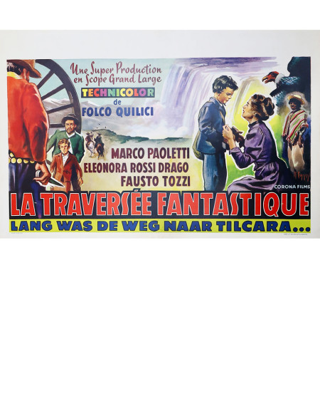 La traversée fantastique - 55x35 cm - roulée