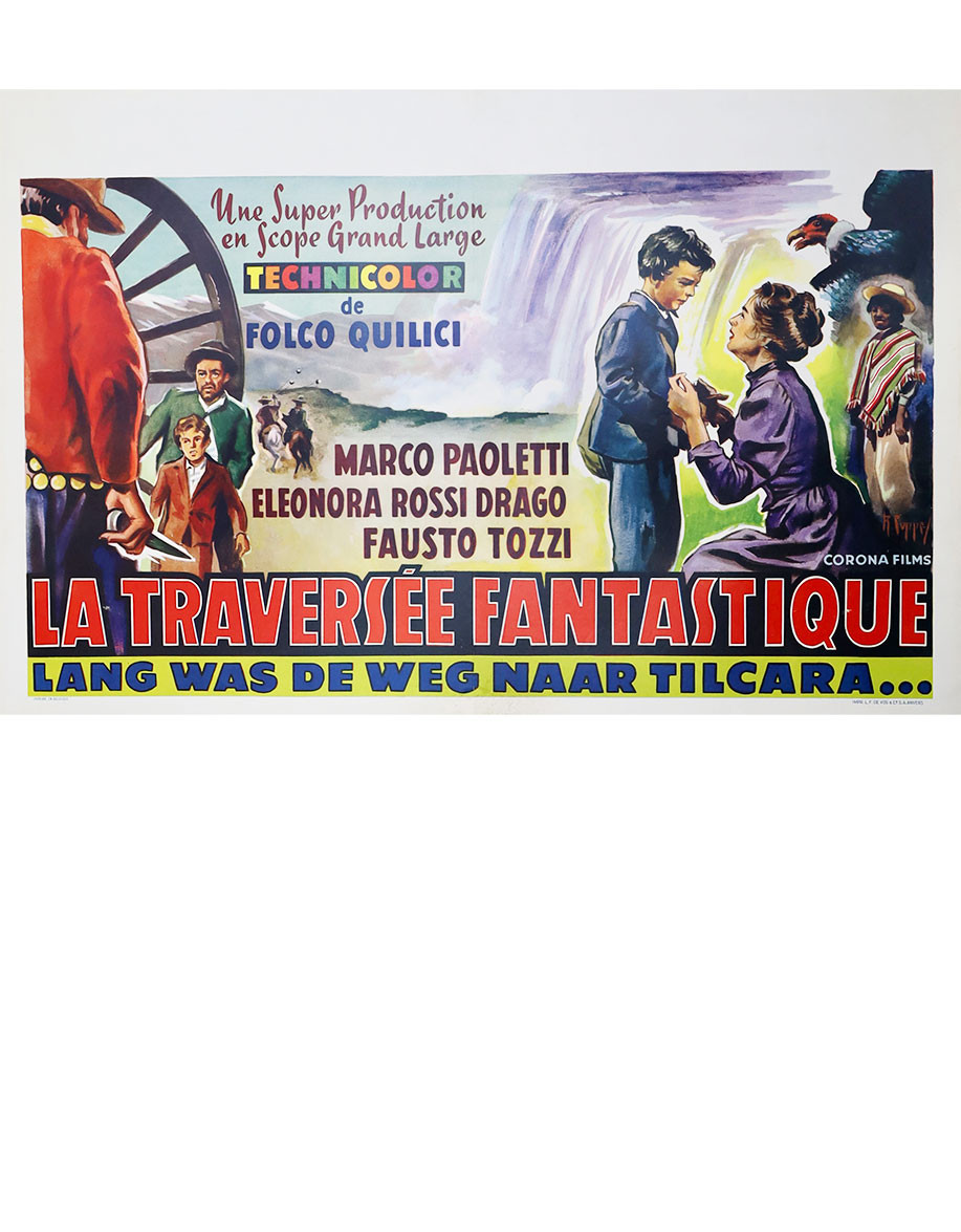 La traversée fantastique - 55x35 cm - roulée