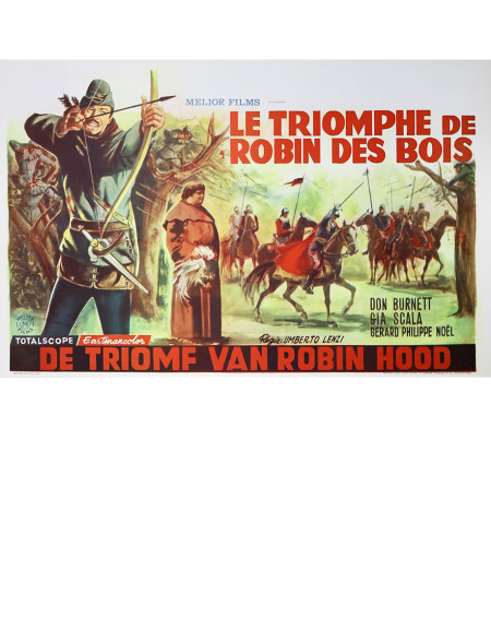 Le triomphe de Robin des bois - 55x35 cm - roulée