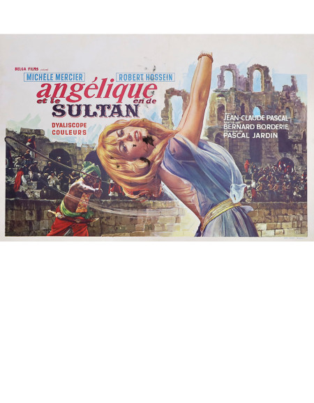 Angélique et le sultan  - 55x35 cm - pliée