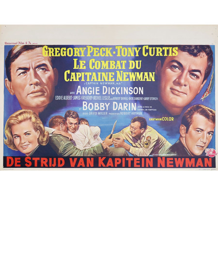 Le combat du capitaine Newman - 55x35 cm - pliée