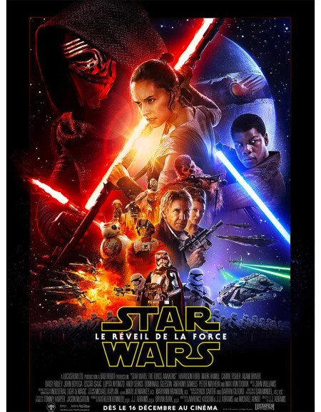 Star Wars : Episode VII  - le réveil de la force - 40x53...