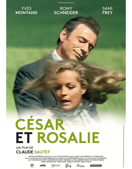 César et Rosalie — affiche originale française 40×60 cm...