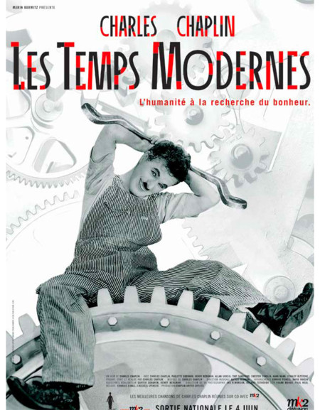 Les Temps Modernes — affiche originale française 40x53 cm...