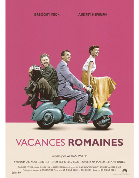Vacances Romaines - 40x60 cm - roulée