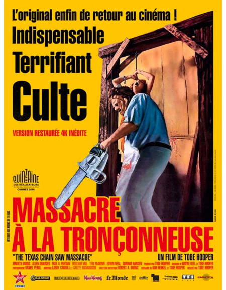 Massacre à la Tronçonneuse — affiche originale française...