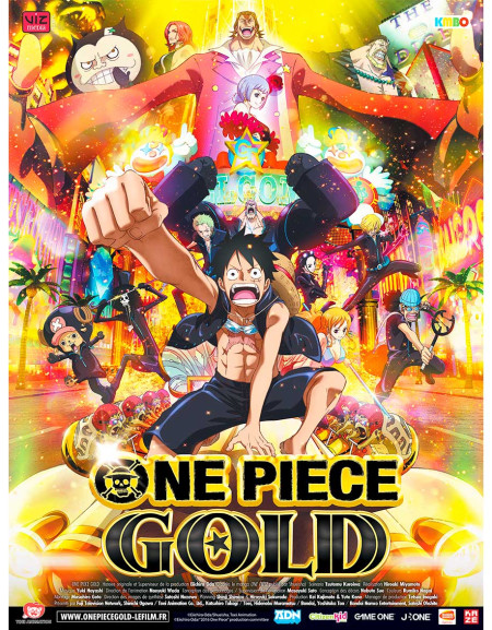 One Piece Film : Gold — affiche originale française 40×60...
