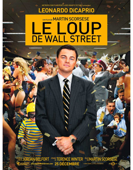 Le Loup de Wall Street — affiche originale française...