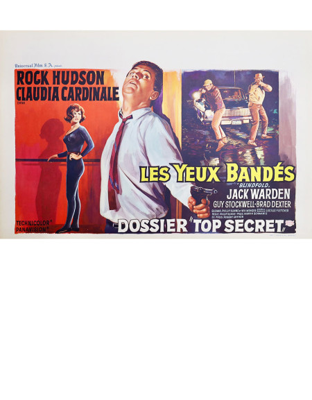 Les yeux bandés - 55x35 cm - roulée