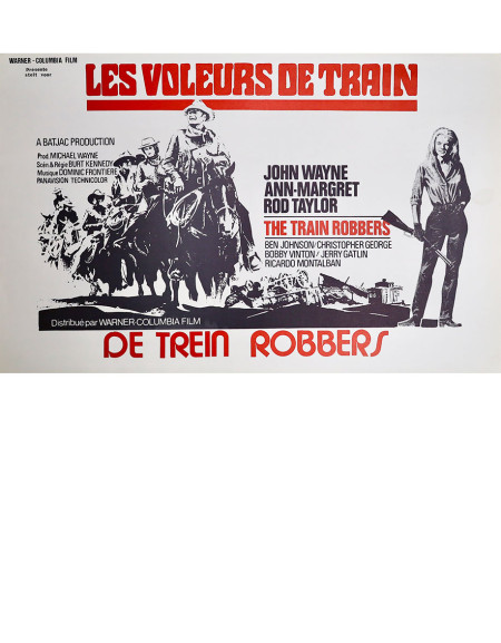 Les voleurs de train - 55x35 cm - roulée