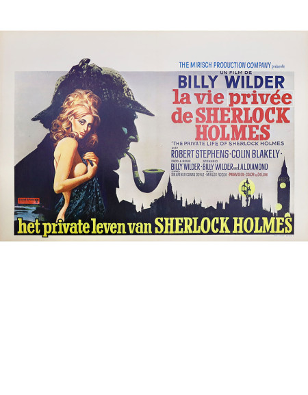 La vie privée de Sherlock Holmes - 55x35 cm - pliée