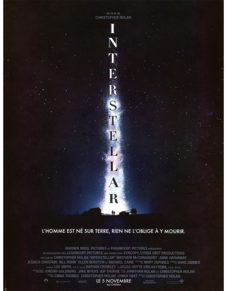 Interstellar - 40x53 cm - roulée