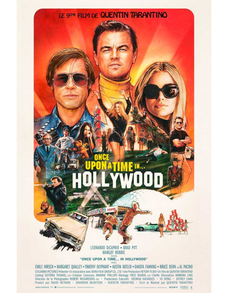 Once upon a time... in Hollywood - 40x53 cm - roulée