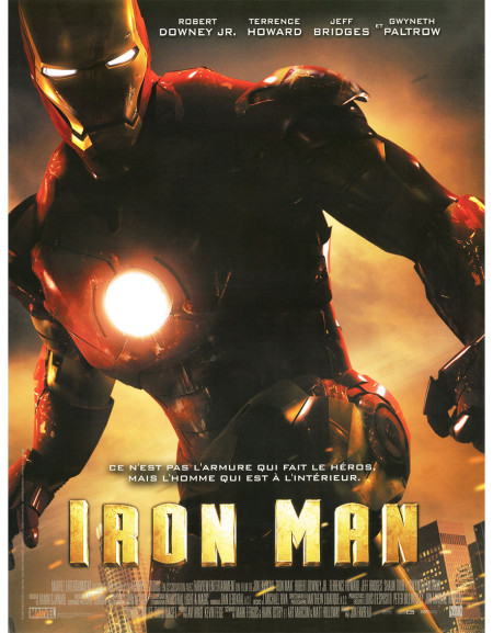 Iron Man — affiche originale française 40x53 cm (2008) |...