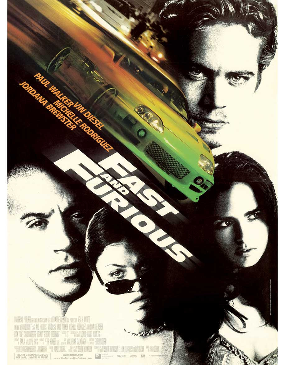 Fast and Furious - 40x53 cm - roulée