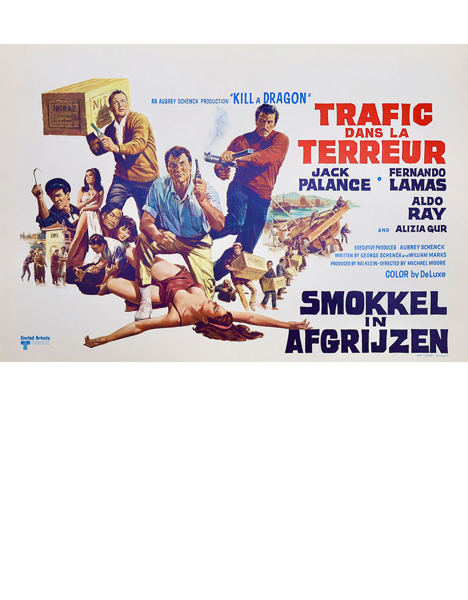 Trafic dans la terreur - 55x35 cm - roulée