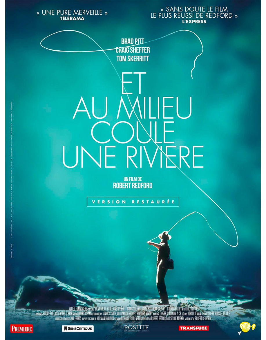 Et au milieu coule une rivière - 40x60 cm - roulée