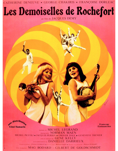Les Demoiselles de Rochefort — affiche originale...