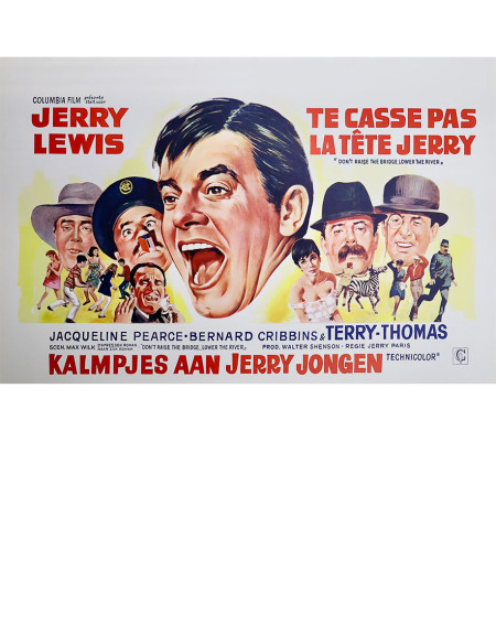 Te casse pas la tête Jerry - 55x35 cm - roulée