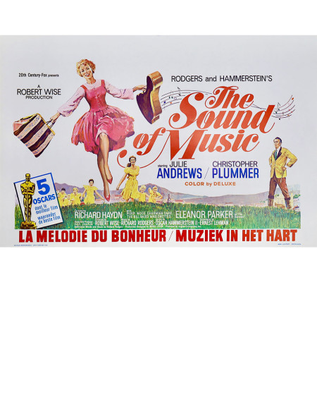 La mélodie du bonheur - 55x35 cm - roulée