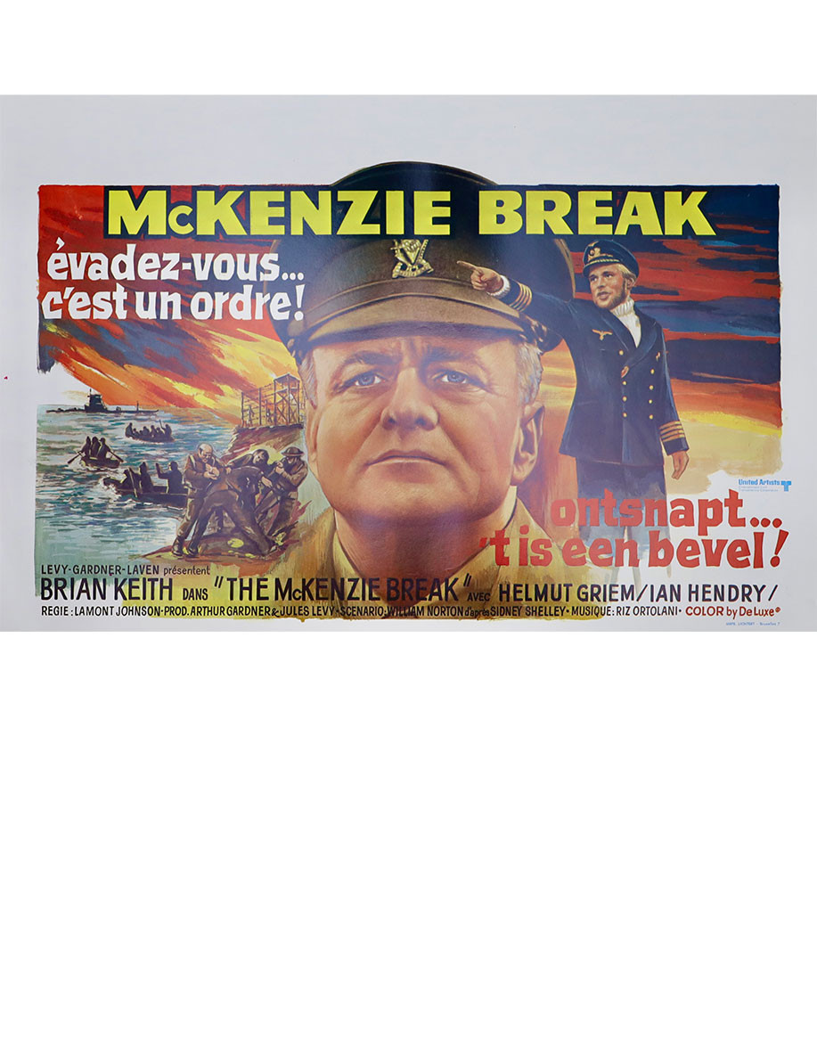 L'Évasion du capitaine Schlütter - 55x35 cm -...