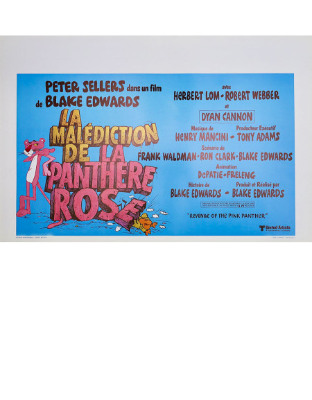 La malédiction de la panthère rose - 55x35 cm - roulée