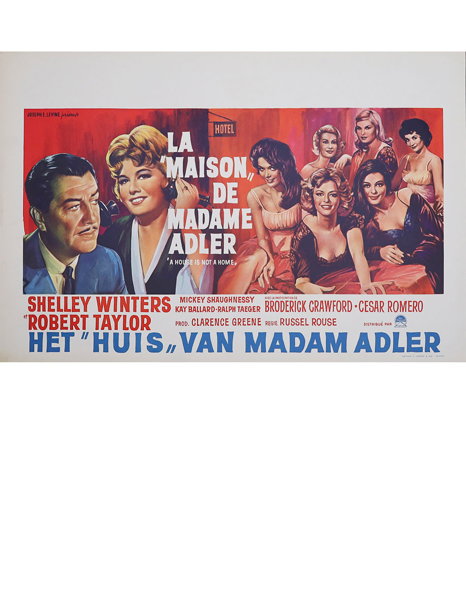 La maison de madame Adler - 55x35 cm - roulée