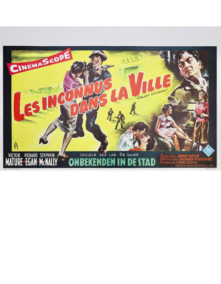 Les Inconnus dans la ville — affiche originale belge...