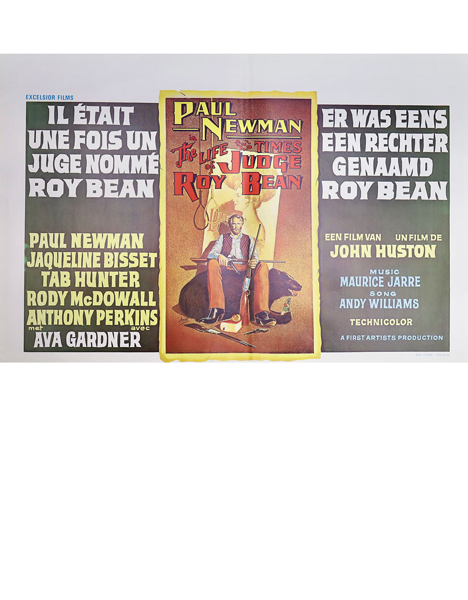 Juge et Hors-la-loi — affiche originale belge...