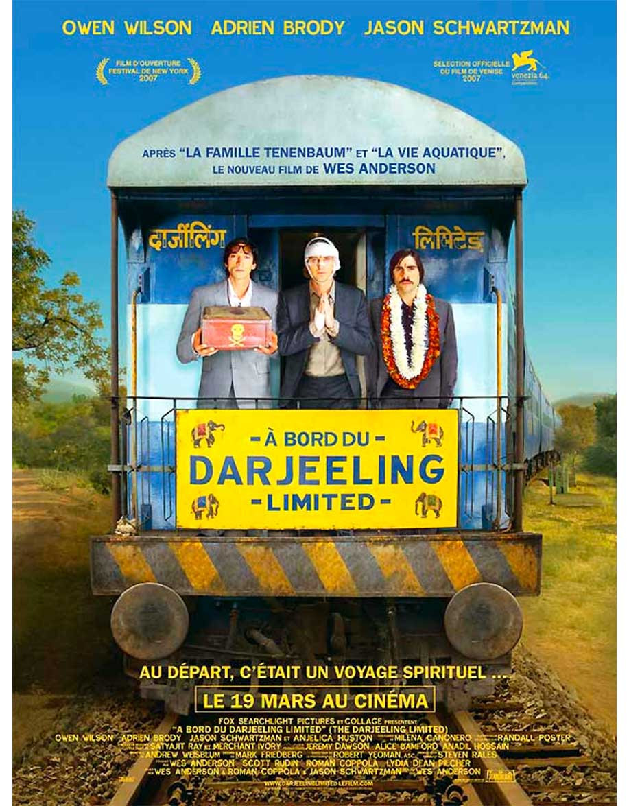 À bord du Darjeeling Limited — affiche...
