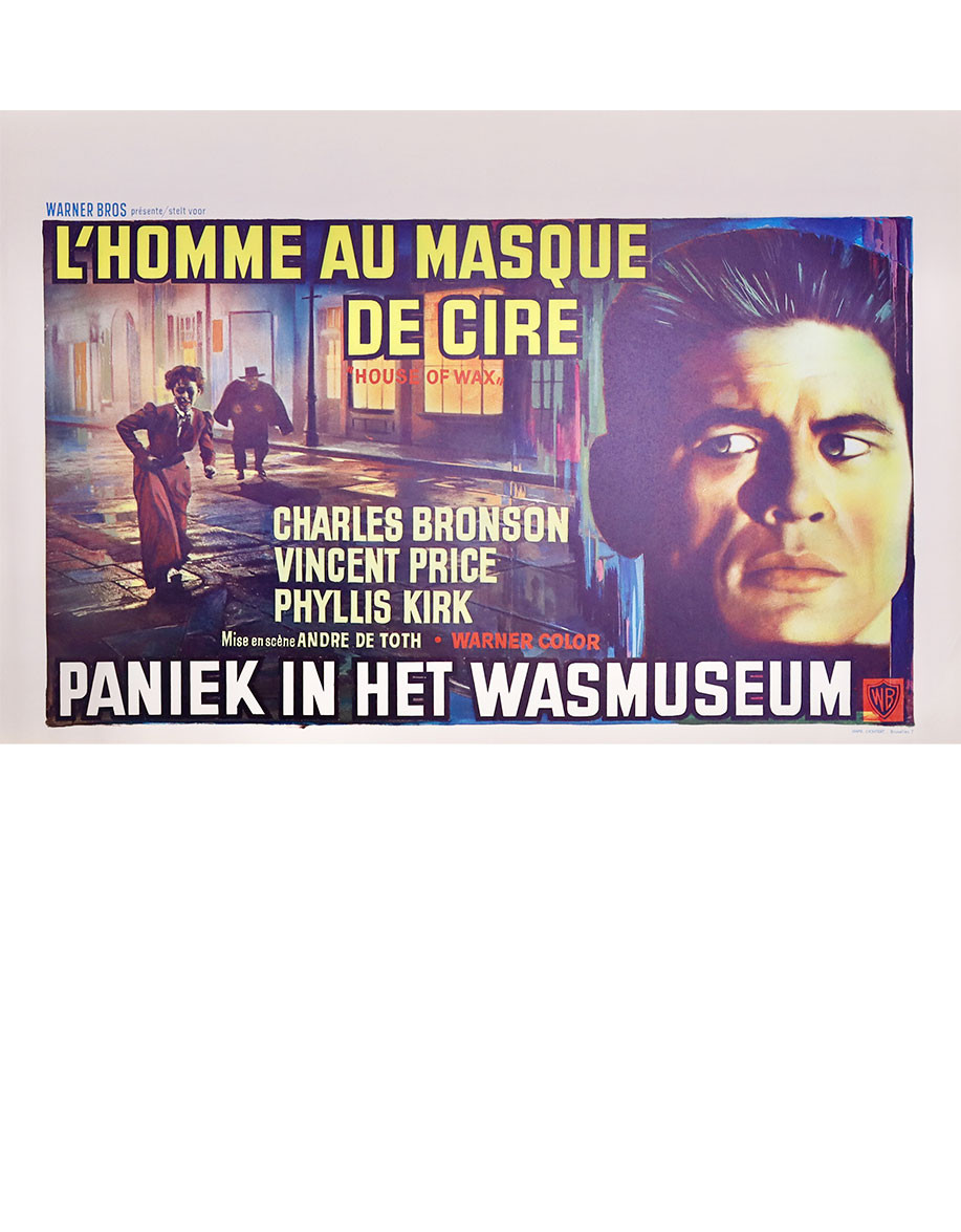 L'Homme au masque de cire — affiche originale...