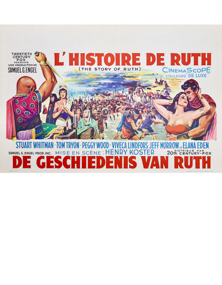 L'Histoire de Ruth — affiche originale belge 55x35 cm...