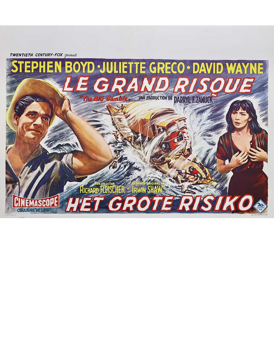 Le grand risque - 55x35 cm - roulée