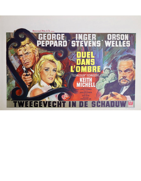 Duel dans l'ombre - 55x35 cm - roulée