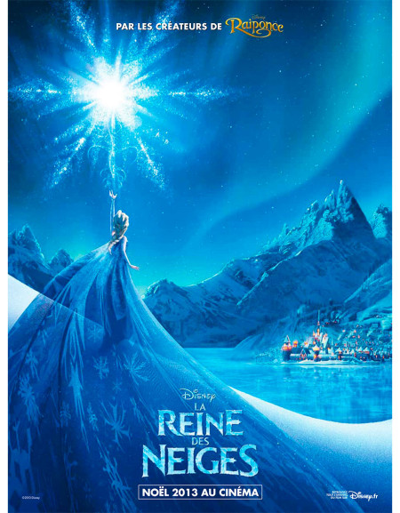 La reine des neiges - 40x53 cm - roulée