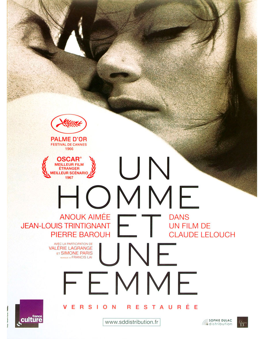 Un homme et une femme — affiche originale...